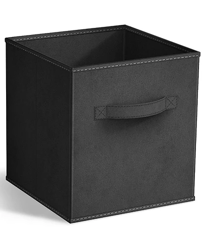 Sorbus 11 Inch Foldable Fabric Storage Cube Bin with Handles - for Organizing Pantry, Closet, Nursery, Playroom