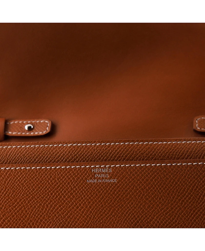 Pre-Owned Hermes Constance To Go Wallet Epsom