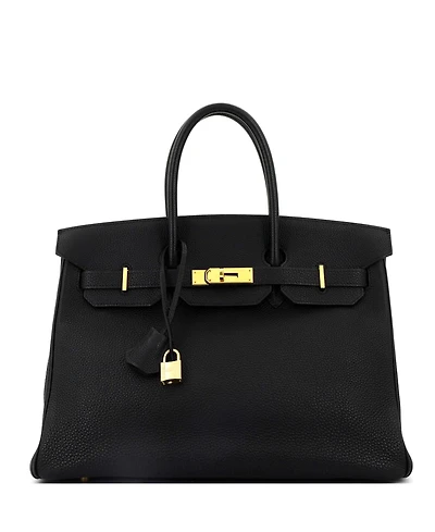 Pre-Owned Hermes Birkin Handbag Togo with Gold Hardware