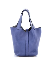 Pre-Owned Hermes Pm Picotin Lock Bag Clemence