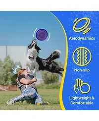 Wham-o Frisbee Go 2 Pack Flying Disc, 9 Inch Lightweight Toy Set for Beginners Outdoor Game - 70g