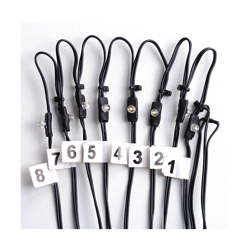 40 Led Solar String Light Warm White for 9ft 8-Rib Outdoor Patio Offset Aluminum Umbrella