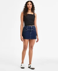 Bar Iii Women's Square-Neck Back-Zip Tank, Exclusively at Macy's