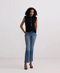 Reistor Women's The Knot-so-Basic Top Black