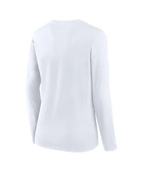 Fanatics Women's White Chicago Bulls Long Sleeve T-Shirt