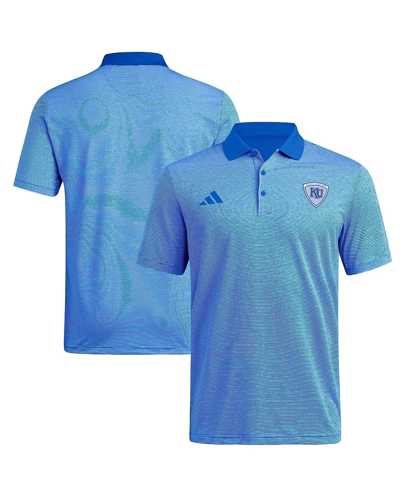 Adidas Men's Blue Kansas Jayhawks Ultimate 365 Polo Shirt