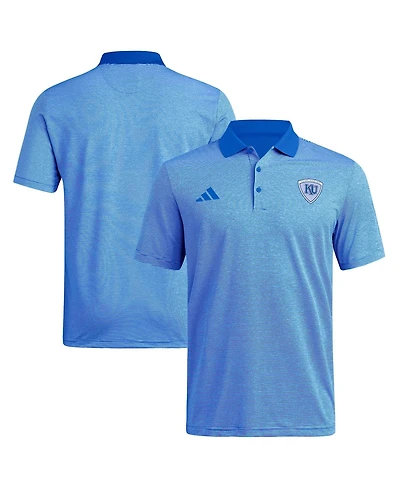 Adidas Men's Blue Kansas Jayhawks Ultimate 365 Polo Shirt