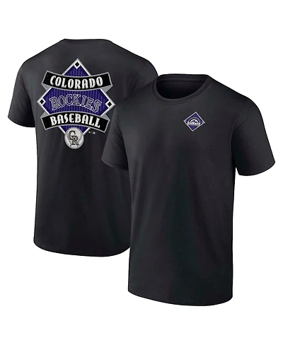 Fanatics Men's Black Colorado Rockies Field Play T-Shirt