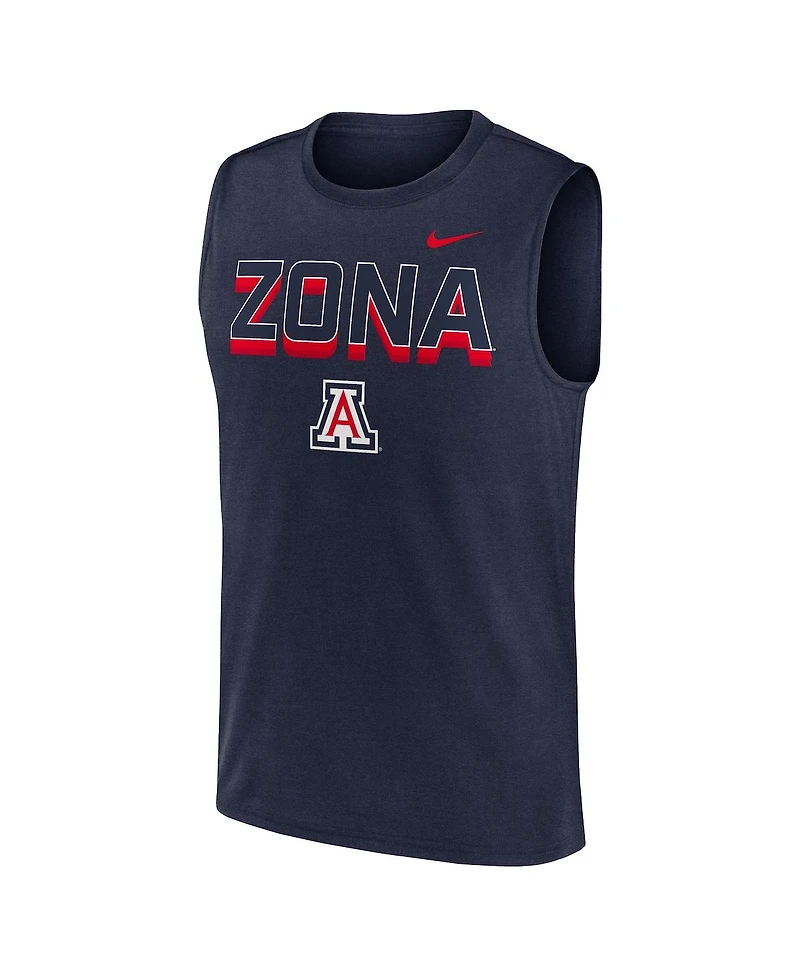 Nike Men's Navy Arizona Wildcats Primetime Tricode Legend Performance Tank Top