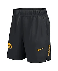 Nike Men's Black Iowa Hawkeyes Primetime Woven Victory Performance Shorts