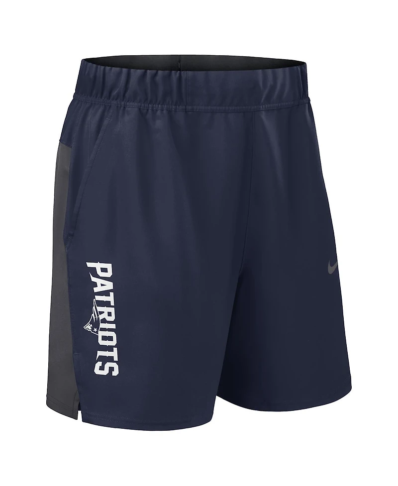 Nike Men's Navy New England Patriots Woven Victory Performance Shorts