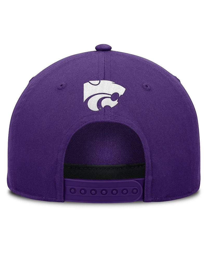 Fanatics Men's Purple Kansas State Wildcats Foul Ball Rope Adjustable Hat