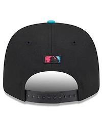 New Era Men's Black/Pink Miami Marlins 2025 City Connect 9SEVENTY Adjustable Hat