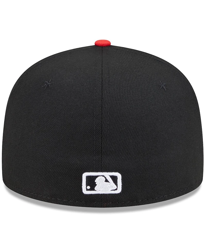 New Era Men's Black/Red Chicago White Sox 2025 City Connect Alternate 59FIFTY Fitted Hat