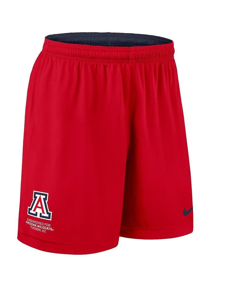 Nike Men's Navy/Red Arizona Wildcats 2025 Sideline Reversible Performance Shorts