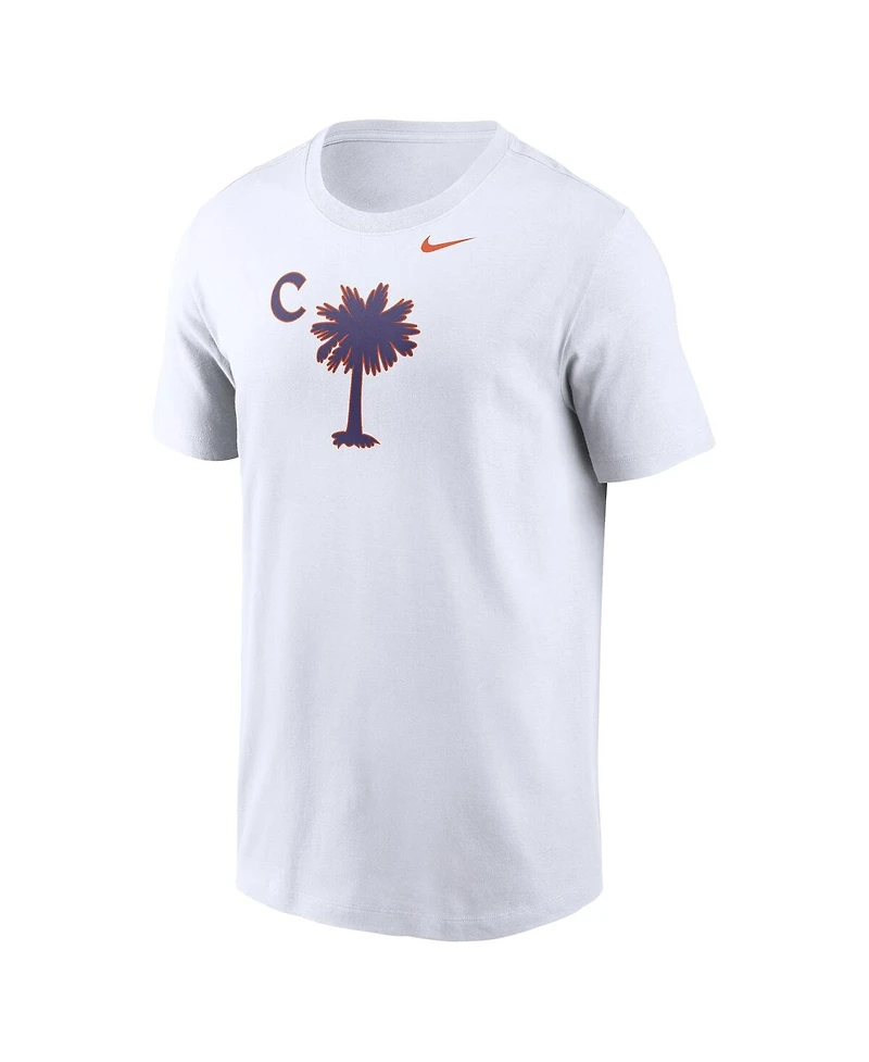 Nike Men's White Clemson Tigers Palmetto T-Shirt