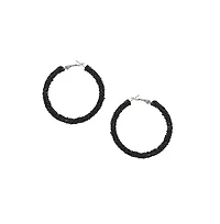 Sohi Embellished Cluster Hoop Earrings