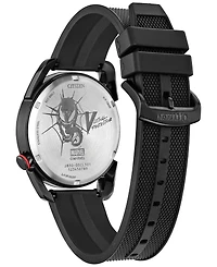 Citizen Eco-Drive Men's Marvel Venom Lethal Protector Black Polyurethane Strap Watch 42mm Box Set