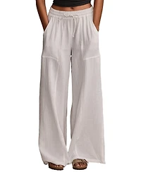 Lucky Brand Women's Cotton Gauze Drawstring Pants