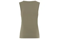 Olsen Women's Round Neck Sleeveless Shell