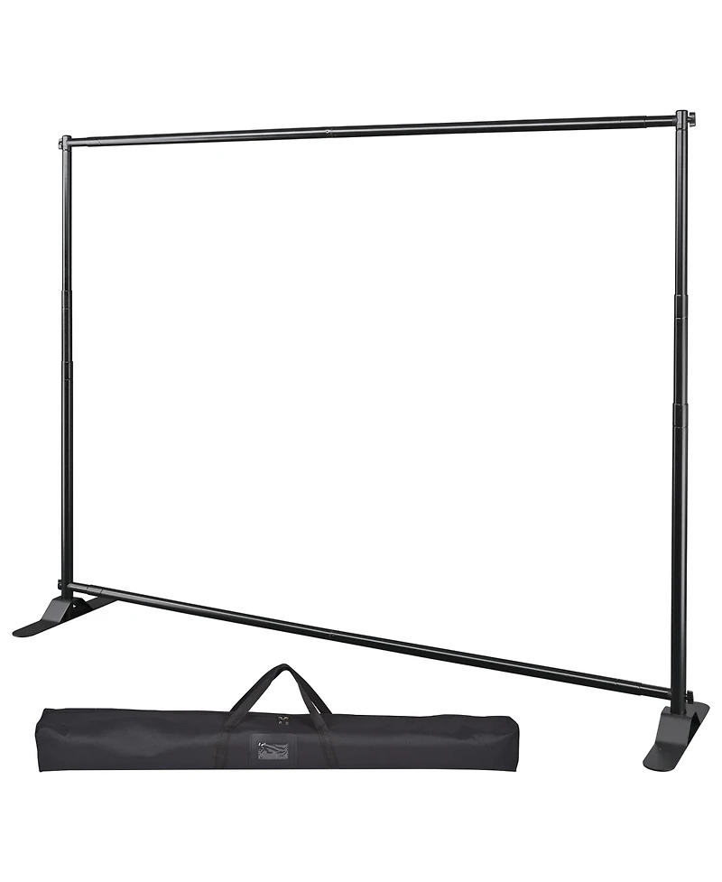 Yescom 10' Telescopic Adjustable Backdrop Stand Trade Show Photo Display Wall Exhibitor
