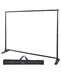 Yescom 10' Telescopic Adjustable Backdrop Stand Trade Show Photo Display Wall Exhibitor