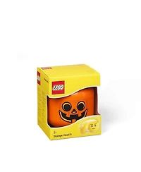 Lego Small Storage Head | Pumpkin | Orange