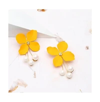 Sohi Pearl Hoop Earrings