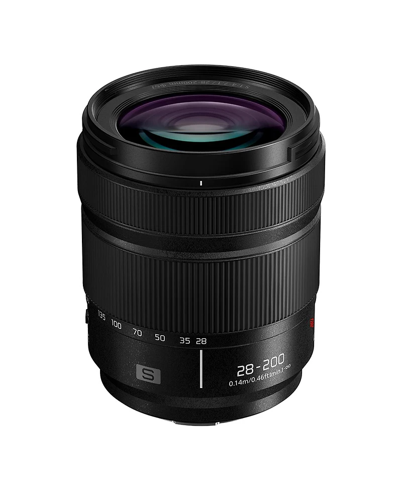Panasonic Lumix S 28-200mm f/4-7.1 Macro O.i.s. Lens, Bundle with Small Lens Case, 67mm Filter Kit, Lens Cleaner, Cleaning Kit and Lens Cap Tether