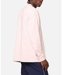 Carre Men's Floral Pocket Oversized Long Sleeve T-Shirt