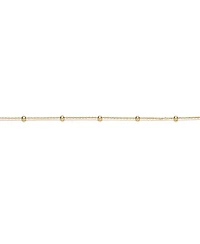 14K Gold Plated Beaded Necklace