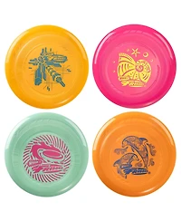Wham-o Frisbee Go Pack Flying Disc, 9 Inch Lightweight Colorful Toy Set for Beginners Outdoor Game