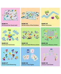 Haba Unicorn Glitterluck 9 Game - Board Game Collection for Ages 4-8