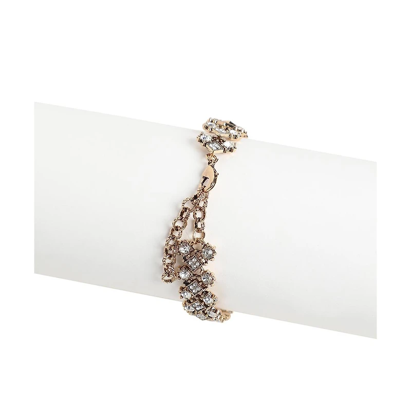 Sohi Crystal Butterfly Bracelet