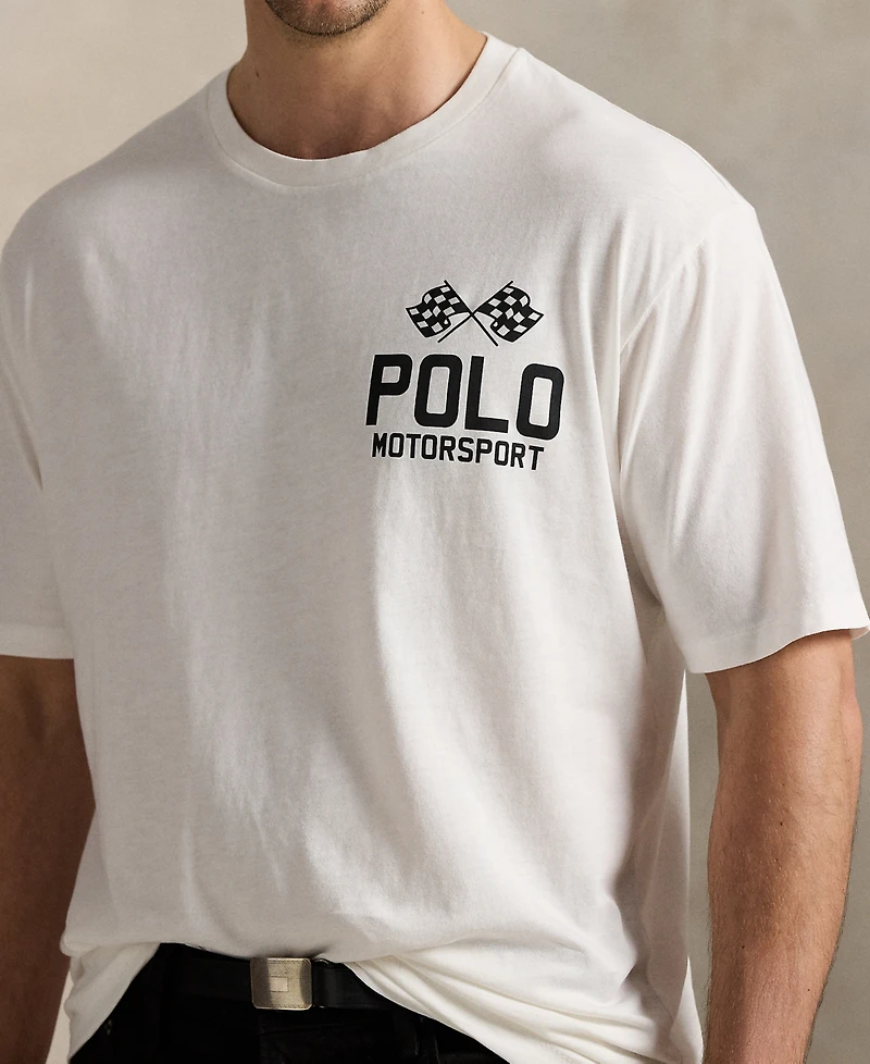 Polo Ralph Lauren Men's Big & Tall Slub Jersey Graphic T-Shirt