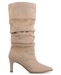 Journee Collection Women's Sonnet Pointed Toe Slouchy Dress Boots