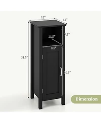 Bathroom Storage Organizer with 2-Tier Cabinet