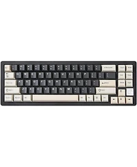 Yunzii AL71 75% Mechanical Keyboard,Full Aluminum Cnc,Hot Swappable Gasket,2.4GHz Wireless BT5.0/Usb-c Wired,Nkro Programmable Rgb Backlight Creamy Ty