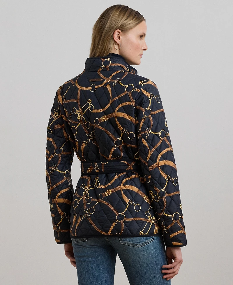 Lauren Ralph Women's Belted Quilted Jacket
