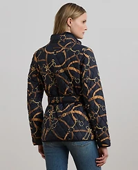Lauren Ralph Women's Belted Quilted Jacket