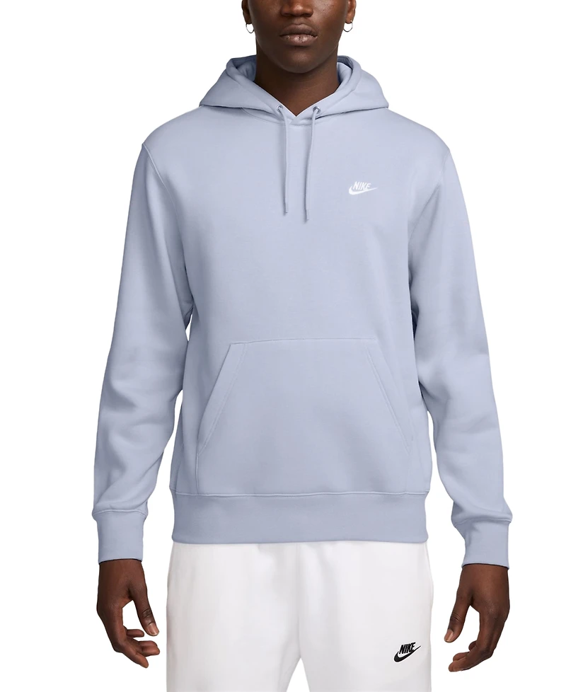 Nike Club Men's Pullover Fleece Logo Hoodie