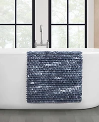 French Connection Space Dye Chunky Chenille Bath Rug