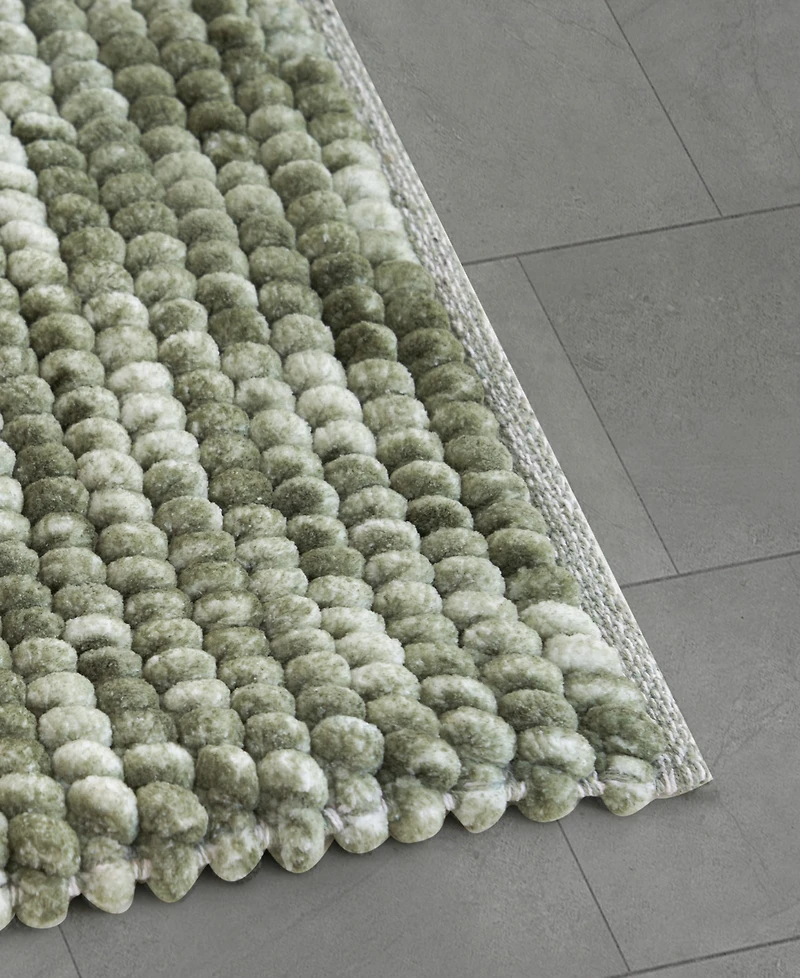 French Connection Space Dye Chunky Chenille Bath Rug, 20" x 32"