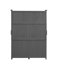 65" Garden Potting Bench - Fir Wood Workstation