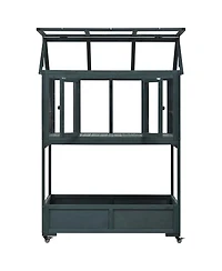 Portable Cold Frame Greenhouse with Wheels