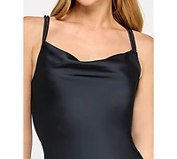 Bcx Juniors' Sleeveless Cowlneck A-Line Dress