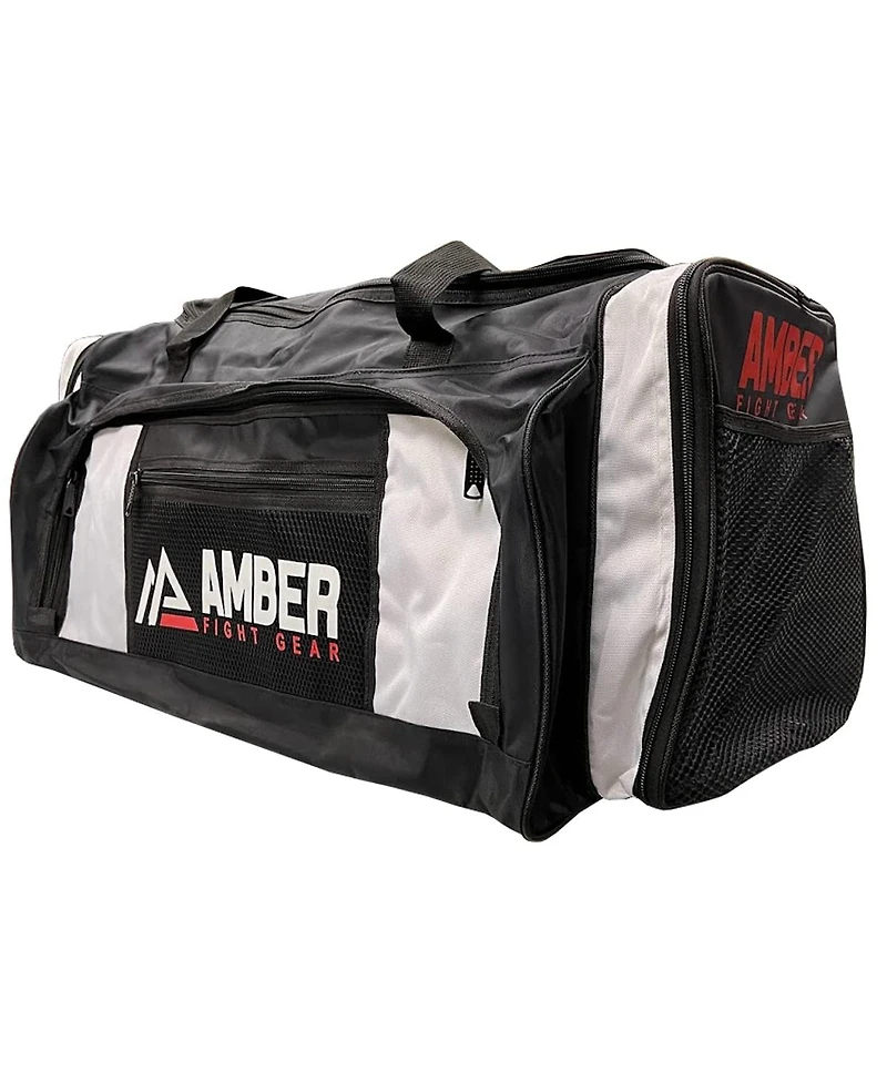 Amber Fight Gear Hold-All Gym Bag, Breathable Mesh Duffel for Boxing, Mma, Kickboxing, Muay Thai & Fitness – Waterproof, Rip-Stop Nylon, Large