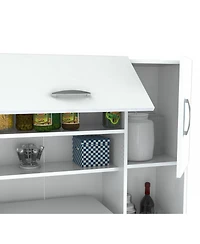 Wooden Kitchen Storage Cabinet for Pantry and Home Organization