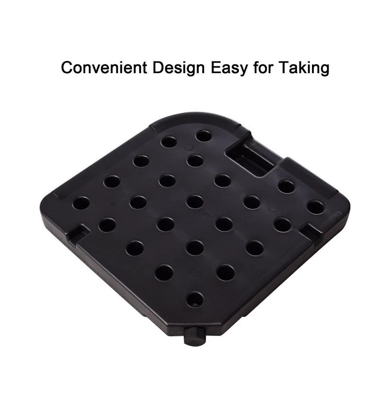 20 Inch Patio Offset Water Filled Plate Umbrella Base Sand