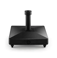 Fillable Umbrella Base Stand with Lockable Universal Wheels
